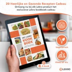 Lekro Multifunctionele Groentesnijder Met Glazen Ovenschaal - Mandoline - Uiensnijder - Frietsnijder - Groentensnijder- Anti-slip Mat - Glas & RSV - 12-delig -Merkloos Winkel 1200x1200 1359