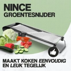 Nince - Multifunctionele Groentesnijder - Mandoline Slicer Dicer - Groentesnijder - Uiensnijder -Merkloos Winkel 1200x1200 1360
