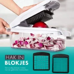 Cavos - Multifunctionele Groentesnijder - Mandoline - Uiensnijder - Frietsnijder - Rasp - Vlijmscherp - BPA-vrij -Merkloos Winkel 1200x1200 1381