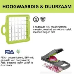 W&Z® Multifunctionele Groentesnijder - Mandoline -Fritessnijder - Keukensnijder - Groentehakker - 16 Delig -Merkloos Winkel 1200x1200 1404