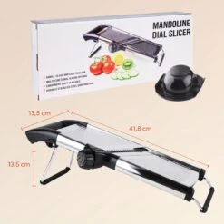 Chef’s Palace Multifunctionele Groentesnijder - Keukenmandoline - Mandoline Slicer - Keukensnijder - Uiensnijder & Frietsnijder - RVS -Merkloos Winkel 1200x1200 1422