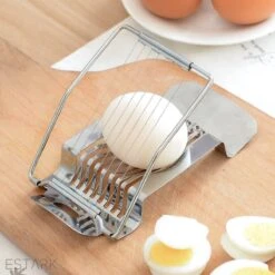ESTARK Professionele Kwalitatieve Eiersnijder - Egg Slicer - Metalen Snijdraden - Eiersnijder - Metalen Houder - Stalen Eisnijder - Eisnijder - Ei-snijder - Ei Snijder RVS -Merkloos Winkel 1200x1200 1502