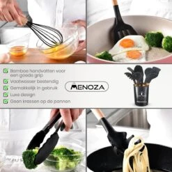 Kookgerei Set 11-delig Met Houder - Keukengerei Set - Maatlepel Set - Hittebestendig BPA Vrij Siliconen - Keukengerei -Merkloos Winkel 1200x1200 2245