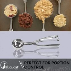 3 Stuks RVS IJsscoop – 3 Maten - 4/5/6 Cm - Met Trigger – IJsscoop - Ijsschep - Ijsjes Scheppen - Ijsboltang - Bolletjeslepel / Portioneerlepel - Scoop Voor Ijs, Fruit, Aardappelpuree -Merkloos Winkel 1200x1200 2306