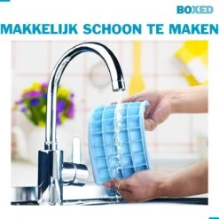 Boxed IJsblokjesvorm Met Bak, Schep En Deksel - IJsvormpjes Maker - Silcione IJsklontjes Vorm - Blauw -Merkloos Winkel 1200x1200 2323
