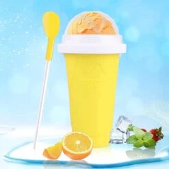 Summer Spark Slushy Maker - Slush Puppy Maker - IJscrusher - Slush Puppy Beker - Slushy Puppy Maker - Slush Maker - Slushy Cup - Tiktok - Geel -Merkloos Winkel 1200x1200 2330