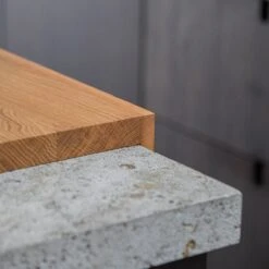 COOKX - Eiken Snijblok Met Antislip Rand - Snijplank Hout - Breed Model -Merkloos Winkel 1200x1200 2489