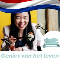 YUGN Sushi Set Sushi Bazooka En Sushi Matje Bamboe - Sushi Maker Sushi Kit - Sushimatje Sushi Mat - Cadeau Tip -Merkloos Winkel 1200x1200 2590