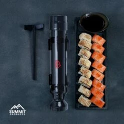 Summit Products Sushi Bazooka Kit- Sushi Maker Set- Sushi Kit- All In One Sushi Set- Inclusief Online Bereidingsgids- Zwart -Merkloos Winkel 1200x1200 2601