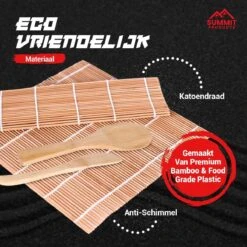 Summit Products Sushi Bazooka Kit- Sushi Maker Set- Sushi Kit- All In One Sushi Set- Inclusief Online Bereidingsgids- Zwart -Merkloos Winkel 1200x1200 2604