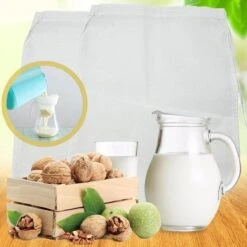 Merkloos Kaasdoek - Passeerdoek - Neteldoek - Passeerzeef- Notenmelkzak - Zeefdoek - 15x20 Cm -Merkloos Winkel 1200x1200 2709