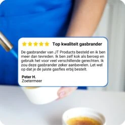 JT Products Gasbrander Crème Brûlée – Butaangas Brander – Keukenbrander - Aansteker – Koksbrander - Solderen – Keukengerei - Exclusief Gasfles -Merkloos Winkel 1200x1200 2953