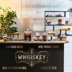 Whisiskey Luxe Whiskey Rocks Set - Whiskey Stones - 6 Stuks - IJstang - Herbruikbare IJsblokjes - Graniet Whiskey Stenen Voor Glazen - Accessoires - IJklontjes Steen - Drank Koeler - Cadeau Voor Man & Vrouw -Merkloos Winkel 1200x1200 3201