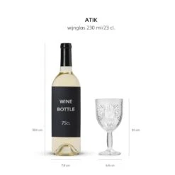 Libbey Wijnglas Atik - 230 Ml / 23 Cl - 6 Stuks - Ster Motief - Vaatwasserbestendig - Hoge Kwaliteit -Merkloos Winkel 1200x1200 3307