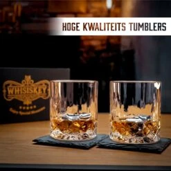 Whisiskey Klassieke Tumbler Whiskey Glazen - 2 Tumbler Glazen - Whiskey Glazen Set - Waterglazen - Drinkglazen - 345 Ml Glas - Peaky Blinders - Cadeau Voor Man & Vrouw -Merkloos Winkel 1200x1200 3406