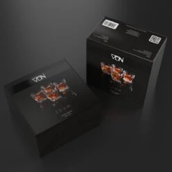 VDN Edam Whiskey Glazen Set Handgeblazen - 4 Whiskeyglazen – Tumbler - Loodvrij Kristal Glas -Merkloos Winkel 1200x1200 3448