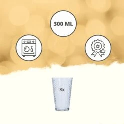 Orange85 Drinkglazen - Set Van 3 - Lichtgrijs - 30 Cl - Limonadeglazen - Vaatwasbestendig - Glaswerk -Merkloos Winkel 1200x1200 3470