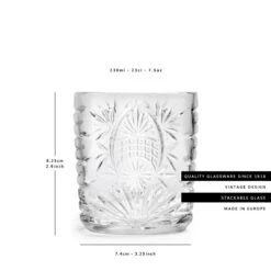 Libbey Drinkglas Atik - 230 Ml / 23 Cl - 6 Stuks - Vaatwasserbestendig - Vintage Design - Hoge Kwaliteit -Merkloos Winkel 1200x1200 3506