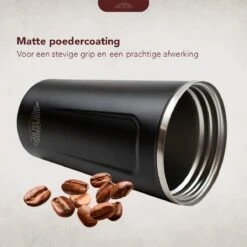 Nimma® Thermosbeker - 510 Ml - Koffiemok / Koffiebeker To Go - Travel Mug - Voor In De Auto - Rvs - Incl. E-Kookboek - Zwart -Merkloos Winkel 1200x1200 3544