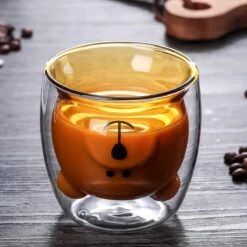 Set Van 2 Beer Design Dubbelwandige Glazen - Dubbelwandige Koffieglazen - Latte Macchiato Koffiemok/Koffiebeker - Double Glass Waterglazen - Theeglazen - Espresso Kopjes - Koffiekop & Koffiemok - Drinkglazen 250ML -Merkloos Winkel 1200x1200 3548