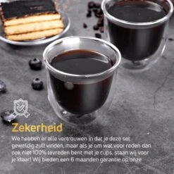 Dubbelwandige Theeglazen Koffieglazen - Cappuccino Glazen - Warme En Koude Dranken Mokken Dubbelwandig - 250 ML - Set Van 2 - VDN 18 Dubbelwandige Theeglazen Koffieglazen - Cappuccino Glazen - Warme En Koude Dranken Mokken Dubbelwandig - 250 ML - Set Van 2 - VDN -Merkloos Winkel 1200x1200 3601