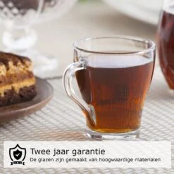 Koffieglas - Theeglazen – Cappuccino Glazen - Latte Macchiato Glazen - 270ML - Set Van 6 -Merkloos Winkel 1200x1200 3622