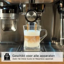 Luxe Latte Macchiato Glazen - Cappuccino Glazen - Koffieglazen - Theeglazen - 250 ML - 6 Stuks -Merkloos Winkel 1200x1200 3654