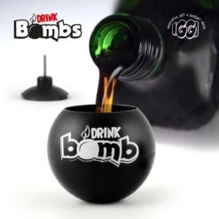 CKB LTD - Bomb Shots - Drank - Jagermeister Shotglaasjes Giftpack - Borrelglaasjes - Kunststof - Shotglazen - Zwart - 4 Stuks - Glazen Shotglas Likeur Drank Jagerbomb -Merkloos Winkel 1200x1200 3672