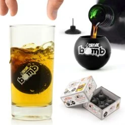 CKB LTD - Bomb Shots - Drank - Jagermeister Shotglaasjes Giftpack - Borrelglaasjes - Kunststof - Shotglazen - Zwart - 4 Stuks - Glazen Shotglas Likeur Drank Jagerbomb -Merkloos Winkel 1200x1200 3673