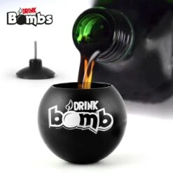 CKB LTD - Bomb Shots - Drank - Jagermeister Shotglaasjes Giftpack - Borrelglaasjes - Kunststof - Shotglazen - Zwart - 4 Stuks - Glazen Shotglas Likeur Drank Jagerbomb -Merkloos Winkel 1200x1200 3674
