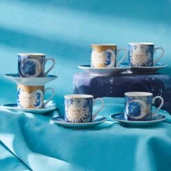 Karaca - Astrologisch Coffee Cup Set Voor 6 - Romantische Koffieliefhebbers - Espresso Mokken Set - Espresso Mok - Turkse Koffie - Valentijn Cadeau - Gift Box -Merkloos Winkel 1200x1200 647