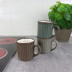 OTIX Koffiekopjes - Met Oor - Set Van 4 - Aardewerk - 250 Ml -Merkloos Winkel 1200x1200 688