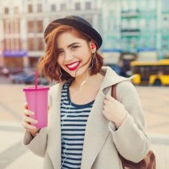 Herbruikbare Bekers Met Rietje En Deksel Van Plastic – Starbucks Design – Drinkbekers Met Rietje – Kleur Veranderende Beker -Merkloos Winkel 1200x1200 731