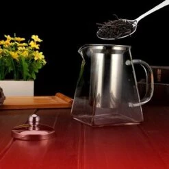 Procidi® Glazen Theepot Met Filter - Theekan Met Infuser - Dubbelwandig Borosilicaat Glas - Thee Thermoskan - Koffiekan 950 ML - Teapot -Merkloos Winkel 1200x1200 882