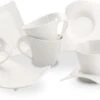 Villeroy & Boch New Wave Cappuccinoset - 8 Delig - Wit -Merkloos Winkel 1200x545