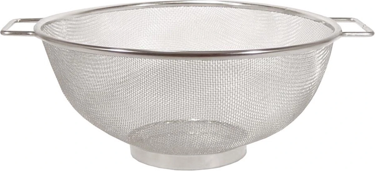 Merkloos Vergiet - RVS - Ø25cm - Zeef 5 Merkloos Vergiet - RVS - Ø25cm - Zeef - Afbeelding 3