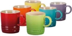 Le Creuset Set Van 6 Mokken 350 Ml Regenboog Kleuren -Merkloos Winkel 1200x605