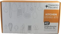 Kookgerei Set - Zwart - 42-delig - Keukengerei -Merkloos Winkel 1200x687