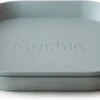 Mushie - Kinderservies Borden Vierkant (Set Van 2) - Borden - Sage -Merkloos Winkel 1200x698 1