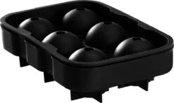 Merkloos 6 X Ice Ball Maker - Siliconen Dienblad Met Deksel - Makkelijk In Te Vullen, Te Gebruiken En Te Reinigen - 6 Ronde Ijsblokjes - Vaatwasmachinebestendig - Gebruik Voor Gin, Whisky & Cocktails - Zwart -Merkloos Winkel 1200x712 2