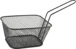 Merkloos 6x Stuks Zwarte Patat/snack Serveermandjes/frietmandjes 14 Cm - Tafeldecoratie - Patat/snack Serveren In Een Mandje -Merkloos Winkel 1200x777