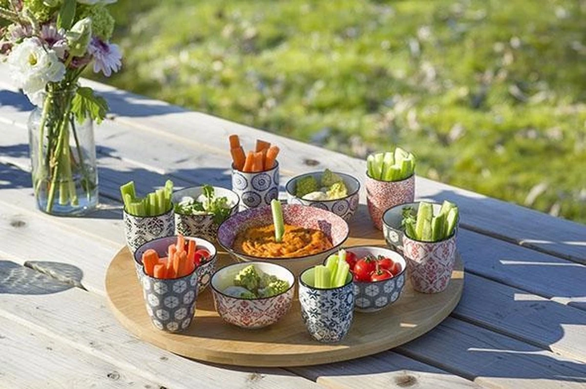 Cosy&Trendy Delirio Ontbijtbord - Ø 19 Cm - Set-6 7 Cosy&Trendy Delirio Ontbijtbord - Ø 19 Cm - Set-6 - Afbeelding 5