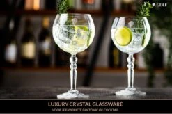 GDLF® Gin Tonic Glazen Set In Een Luxe Geschenkdoos - Incl. Zwarte RVS Maatbeker 30/15ML - Hoogwaardig Loodvrij Kristal - Made In Europe - Cocktail Glazen - 600ML - Cocktail Set - Gin Tonic Geschenkset - Cadeau Voor Man/Vrouw -Merkloos Winkel 1200x797 7