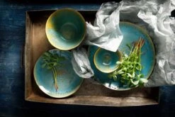 Palmer Bord Lotus 20.5 Cm Zwart Turquoise Stoneware 6 Stuk(s) -Merkloos Winkel 1200x800 126