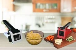 Merkloos Frietsnijder | Groentesnijder | Patatsnijder | Multifunctioneel | Met Handleiding | Sterke Messen | Wit -Merkloos Winkel 1200x800 176