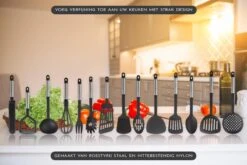 Kookgerei Set - Zwart - 42-delig - Keukengerei -Merkloos Winkel 1200x800 200