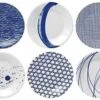 Royal Doulton Pacific - Gebaksbordjes Set - Porselein - Wit / Blauw - ⌀ 16 Cm - 6 Stuks -Merkloos Winkel 1200x828 2