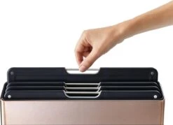 Joseph Joseph JosephJoseph - Folio - Steel - Snijplank - In Houder - Groot - Set Van 5 Stuks - Rose Goud -Merkloos Winkel 1200x869 2