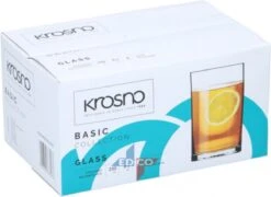 Krosno Drinkglazen - Waterglazen - 250 Ml. - 6 Delig -Merkloos Winkel 1200x876 3