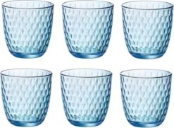 Bormioli Rocco Glazen Slot Blauw 290 Ml - 6 Stuks